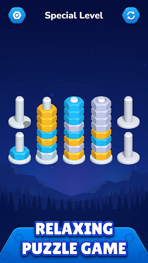 Nut Sort - Color Sort Puzzle ekran görüntüsü