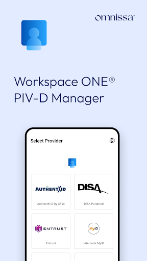 PIV-D Manager - Workspace ONE ekran görüntüsü