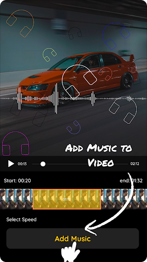 Slow & Fast Motion Video maker ekran görüntüsü