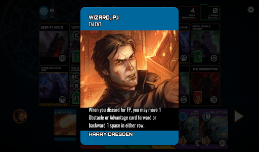 Dresden Files Co-op Card Game ekran görüntüsü