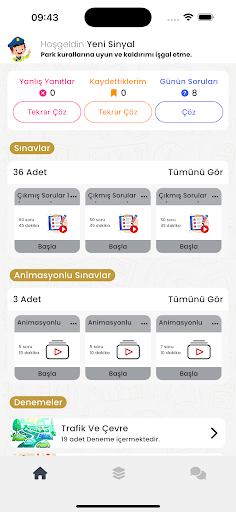 Yeni Sinyal Sürücü Kursu ekran görüntüsü