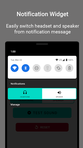 Disable Headphone, HDST Toggle ekran görüntüsü