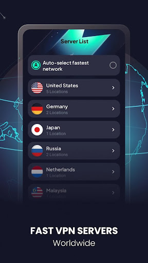 HyperFast VPN-Private Internet ekran görüntüsü