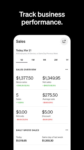 Square Point of Sale - POS ekran görüntüsü