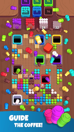 Coffee Hole Color Puzzle ekran görüntüsü