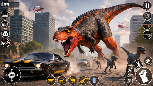 Dinosaur Family Hunting Game ekran görüntüsü
