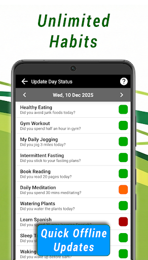 Unlimited Habit Tracker ekran görüntüsü