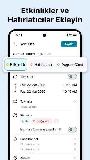 Takvim 2026 ekran görüntüsü