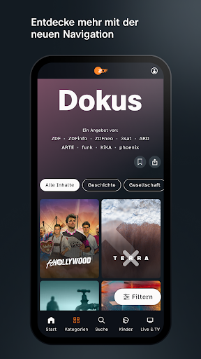 ZDF | Streaming und Live-TV ekran görüntüsü