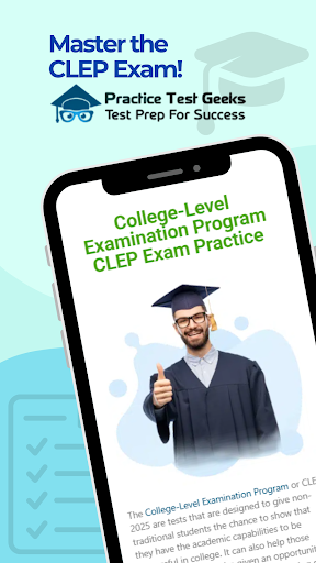 CLEP Practice Test ekran görüntüsü
