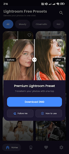 Preset & Filter for Lightroom ekran görüntüsü