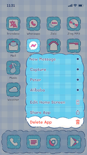 Wow Rabbit Theme  - Icon Pack ekran görüntüsü