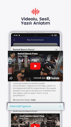 Berkay Türkkan Fitness ekran görüntüsü