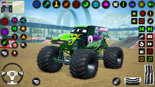 Monster Truck Stunt for kids ekran görüntüsü