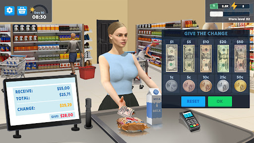 24H Mart Cashier Game ekran görüntüsü