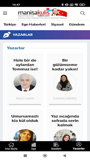 Manisa Kulis Haber ekran görüntüsü