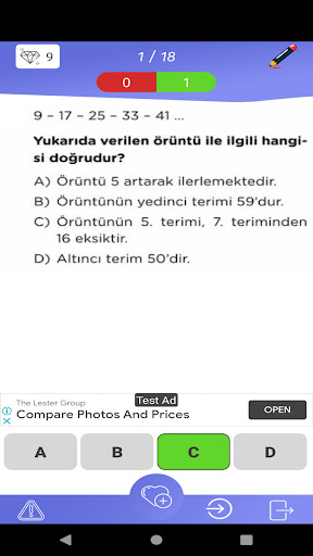 5. Sınıf Tüm Dersler Test Çöz ekran görüntüsü