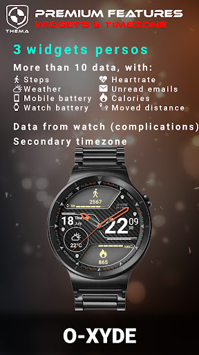 O-Xyde Watch Face ekran görüntüsü