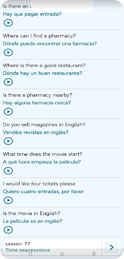 Spanish Lessons: Learn & speak ekran görüntüsü