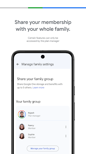 Google One ekran görüntüsü