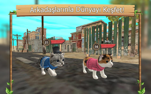 Çevrimiçi Kedi Simülatörü ekran görüntüsü