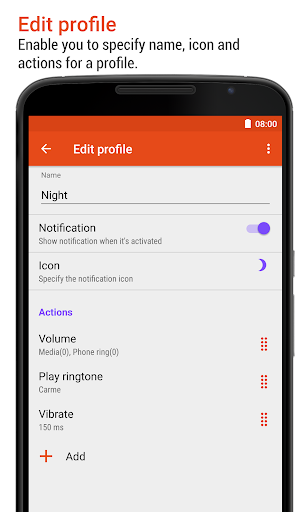 aProfiles - Auto tasks ekran görüntüsü