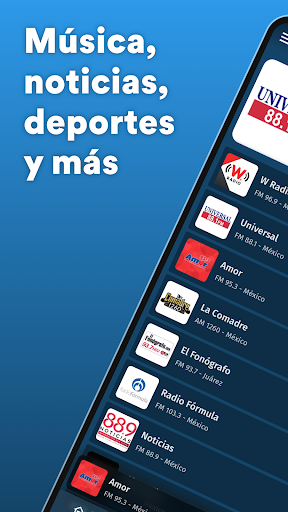 Radio Mexico: Radio FM y AM ekran görüntüsü