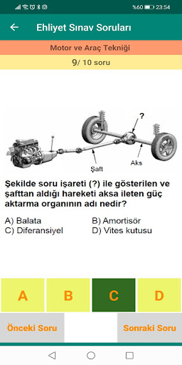 Ehliyet Çıkmış Sorular 2025Pro ekran görüntüsü