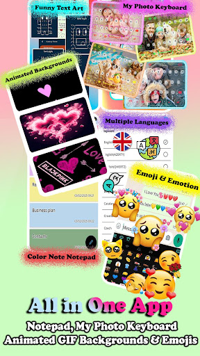 Black Pink Keyboard-Fonts Art ekran görüntüsü