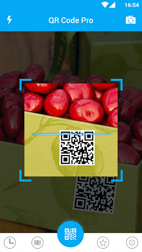 QR kod okuyucu ekran görüntüsü