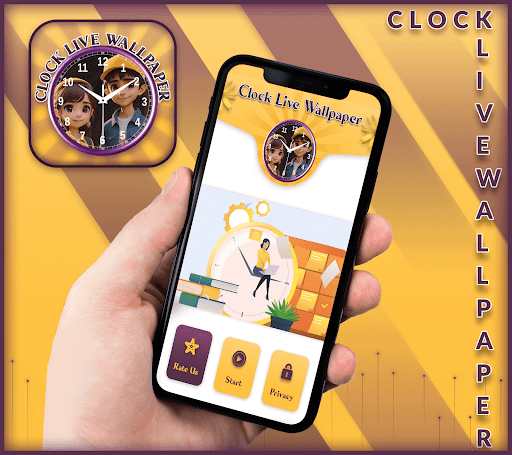 Clock Live Wallpaper ekran görüntüsü