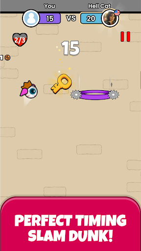 Flappy Dunk ekran görüntüsü