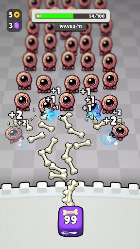 Dice vs Monsters: Boşta Oyun ekran görüntüsü