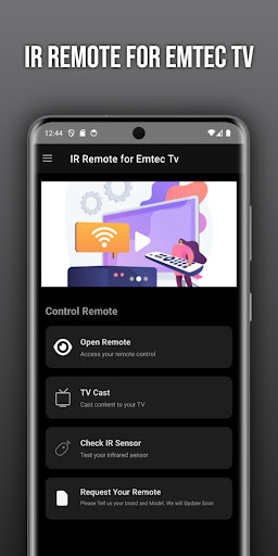 Remote for Emtec tv ekran görüntüsü