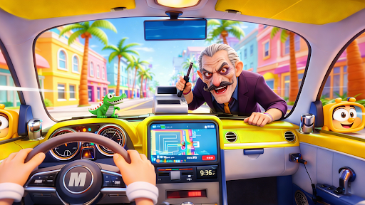 Crazy Prankster City Taxi Sim ekran görüntüsü
