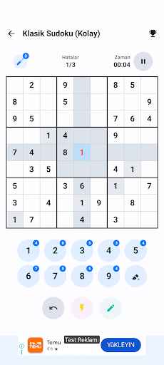 Sudoku: Günlük Klasik Bulmaca ekran görüntüsü