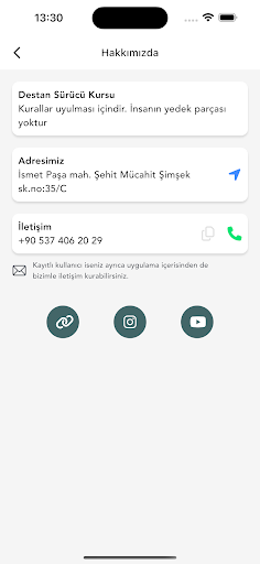 Destan Sürücü Kursu ekran görüntüsü
