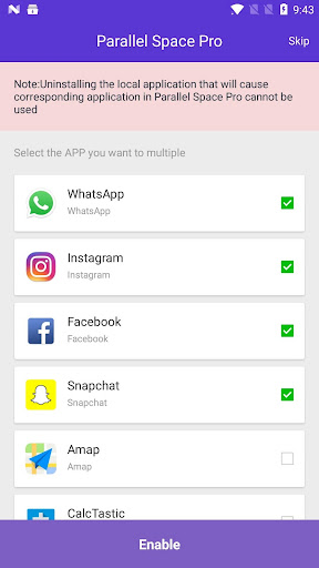 Parallel App Assist ekran görüntüsü