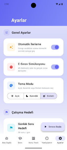 Ehliyet Sınav Soruları 2026 ekran görüntüsü