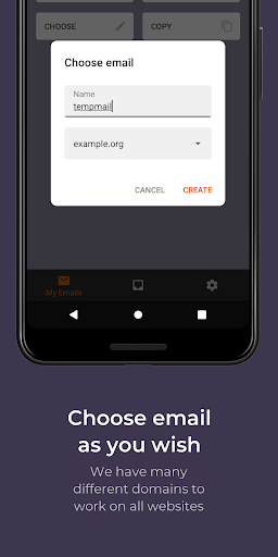 Temp Mail by temp-mail.io ekran görüntüsü