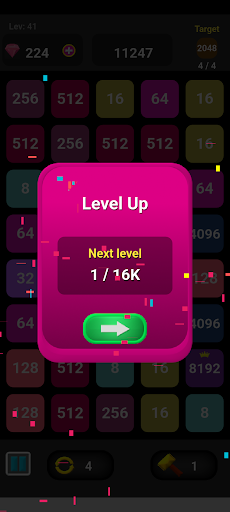 Number Swipe 2048 ekran görüntüsü