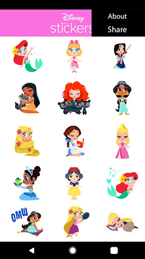 Disney Stickers: Princess ekran görüntüsü