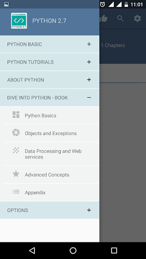 Python Documentation 2.7 ekran görüntüsü