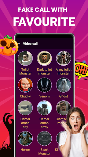 Monster Call: Prank Video Call ekran görüntüsü
