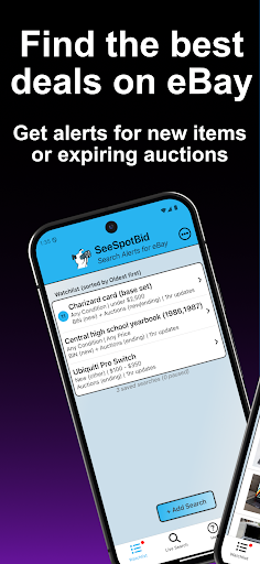 SeeSpotBid - Alerts for eBay ekran görüntüsü