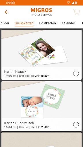 Migros Photo Service ekran görüntüsü
