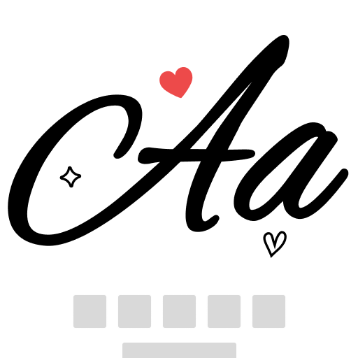 Keyboard Font Art: Metin Stili