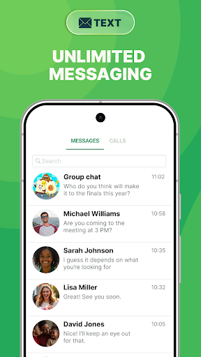 textPlus: Text Message + Call ekran görüntüsü