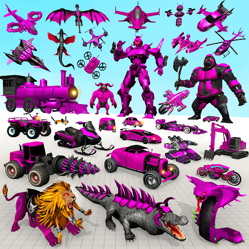 Crocodile Robot Car Games 3d ekran görüntüsü