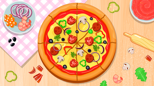 Pizza maker Kids Cooking games ekran görüntüsü